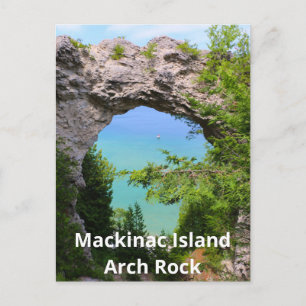 Mackinac Island Arch Rock Postcard