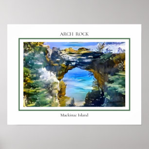 Mackinac Island Arch Rock Poster