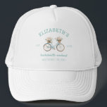 Mackinac Island Bike Bachelorette  Trucker Hat<br><div class="desc">With a pretty bicycle graphic these hats are a special keepsake for your bachelorette party trip to Mackinac Island Michigan.</div>