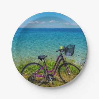 Mackinac Island Bike Paper Plate
