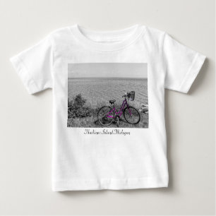 Mackinac Island Bike Selective Colour Baby T-Shirt