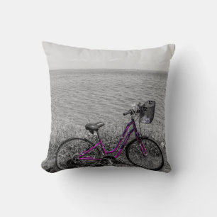Mackinac Island Bike Selective Colour Cushion