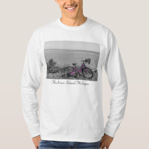 Mackinac Island Bike Selective Colour Long Sleeve T-Shirt
