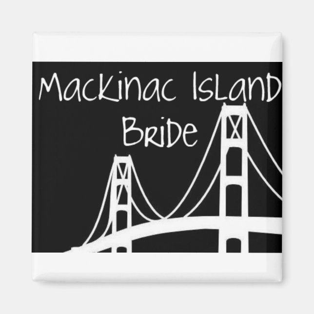Mackinac Island Bride Magnet (Front)