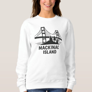 Mackinac Island Bridge & Pines Michigan Sweatshirt