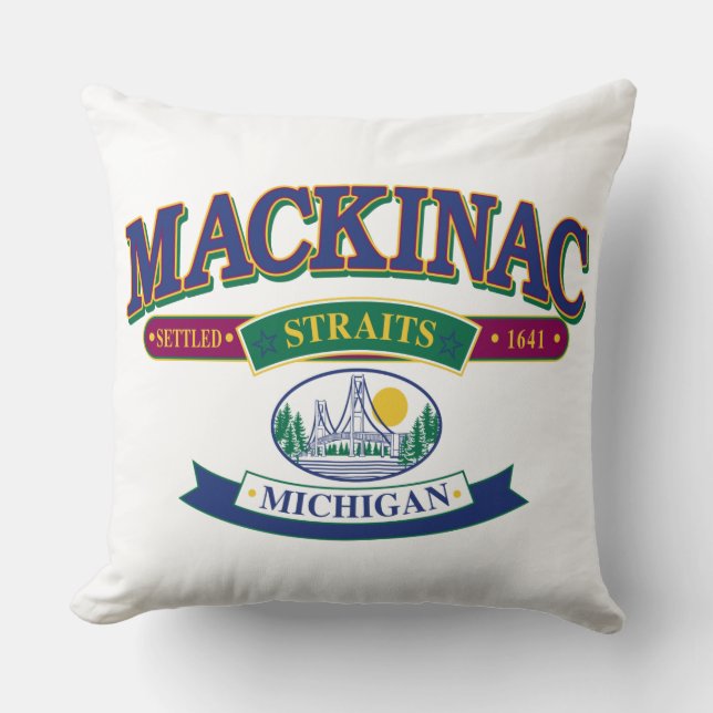 Mackinac Island Cushion (Front)