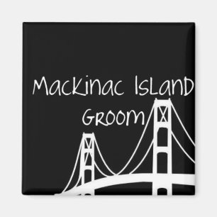 Mackinac Island Groom Magnet