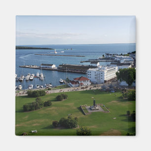 Mackinac Island & Harbor, Michigan Magnet