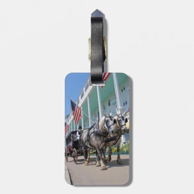 Mackinac Island  -  Luggage Tag (Back Vertical)