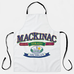 Mackinac Island Michigan Apron