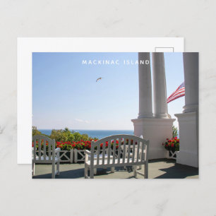 Mackinac Island Michigan Grand Hotel Postcard
