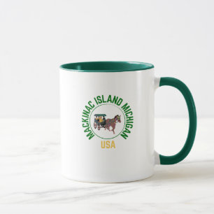 Mackinac Island Michigan Hometown Coffee Mug