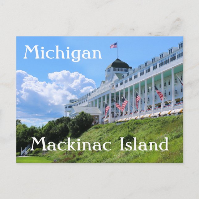 Mackinac Island Michigan Postcard (Front)