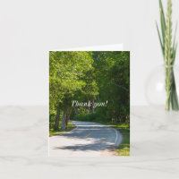 Mackinac Lake Shore Drive Thank You Card