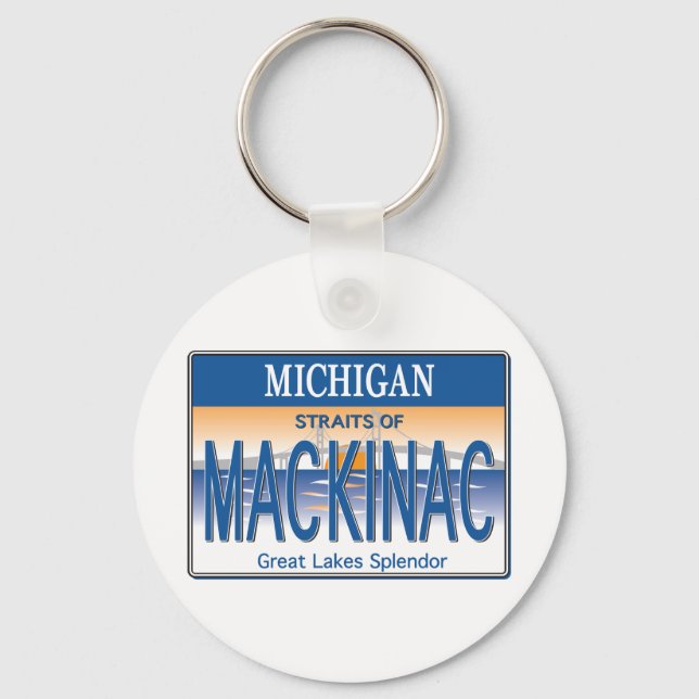 Mackinac License Key Ring (Front)