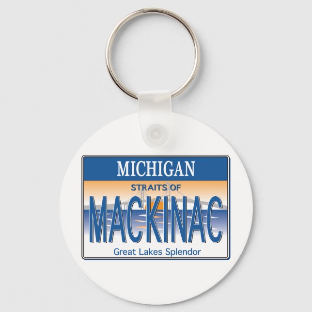 Mackinac License Key Ring (Front)