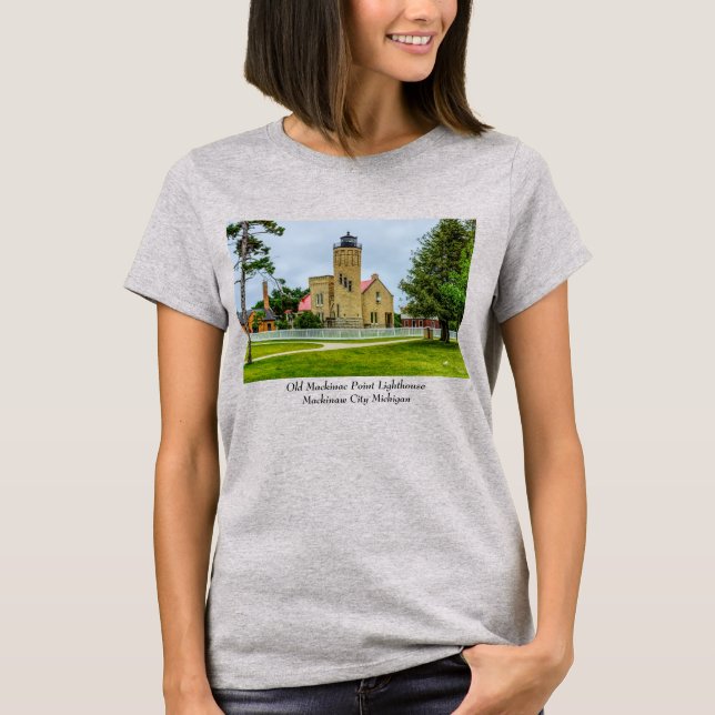 Mackinac Point Light T-Shirt (Front)
