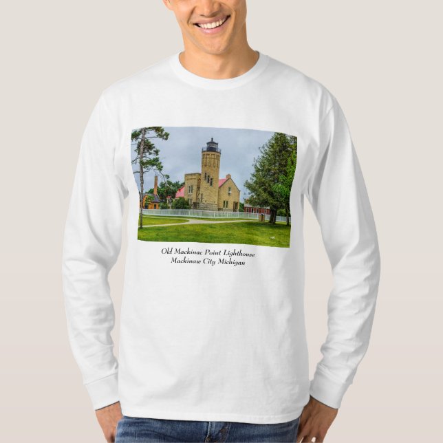 Mackinac Point Light T-Shirt (Front)