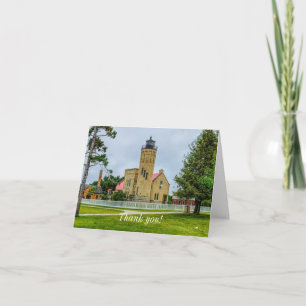Mackinac Point Light Thank You Card