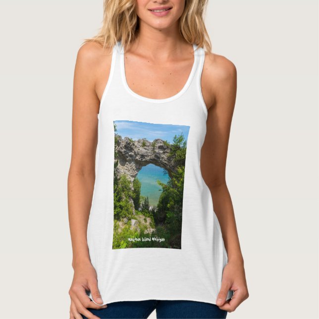 Mackinacs Arch Rock Tank Top (Front)