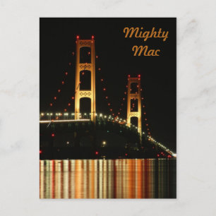 Mackinaw Bridge Postcard