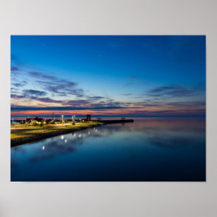 Mackinaw City Dawn Poster