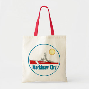 Mackinaw City Michigan Tote Bag