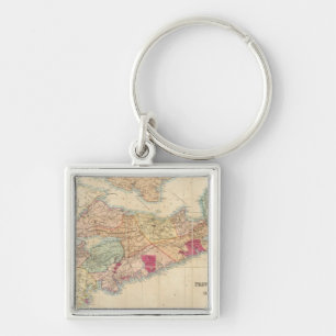 Mackinlay's map of the Province of Nova Scotia 3 Key Ring