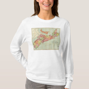 Mackinlay's map of the Province of Nova Scotia 4 T-Shirt
