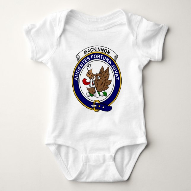 MacKinnon Clan Badge Baby Bodysuit (Front)