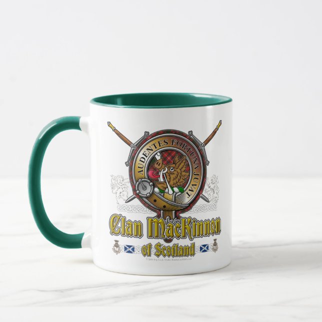 MacKinnon Clan Badge Mug (Left)