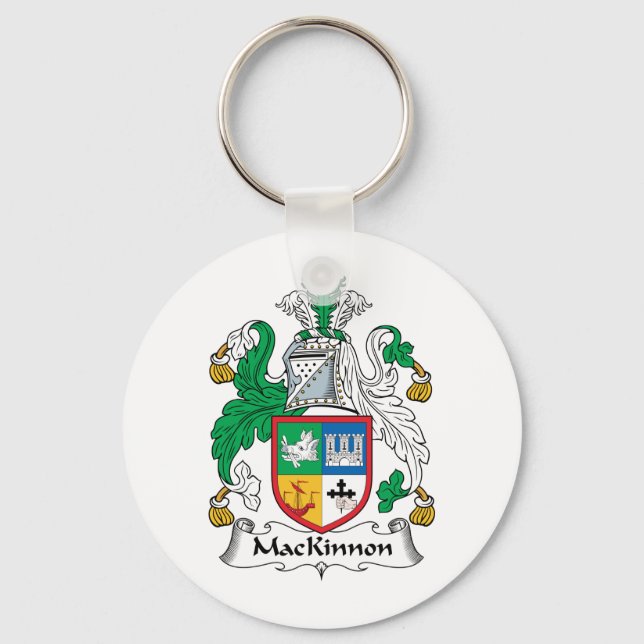 MacKinnon Family Crest Key Ring (Front)