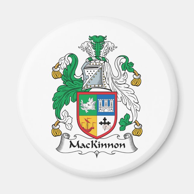 MacKinnon Family Crest Magnet (Front)