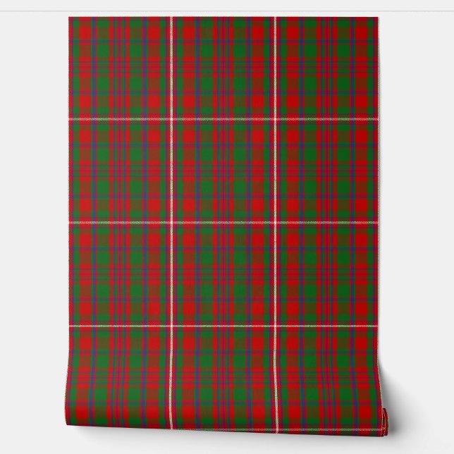 MacKinnon Tartan Plaid Scottish Clan Wallpaper (Unrolling)