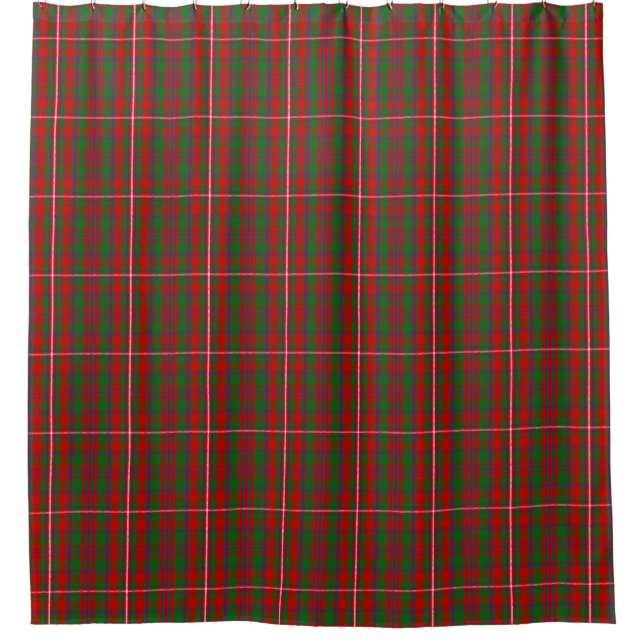 MacKinnon Tartan Shower Curtain (Front)
