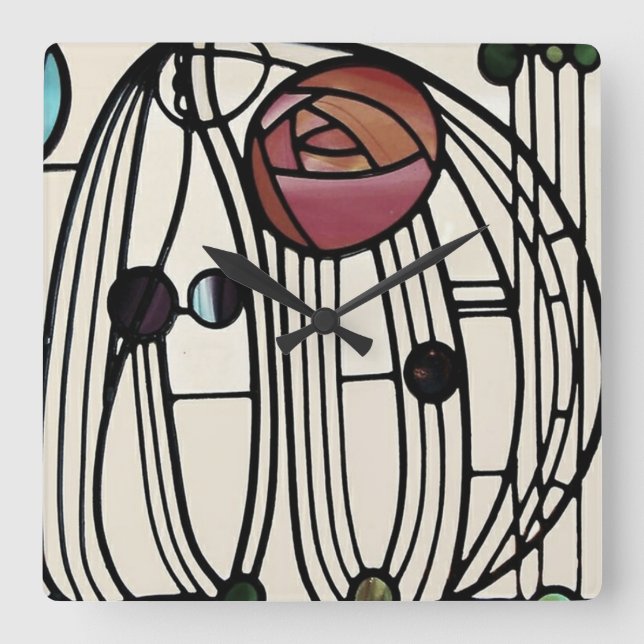 MACKINTOSH SQUARE WALL CLOCK (Front)