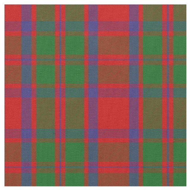 MacKintosh Tartan Print Fabric (Close Up)