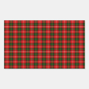 MacKintosh Tartan Rectangular Sticker