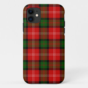 MacKintosh tartan red green plaid Case-Mate iPhone Case
