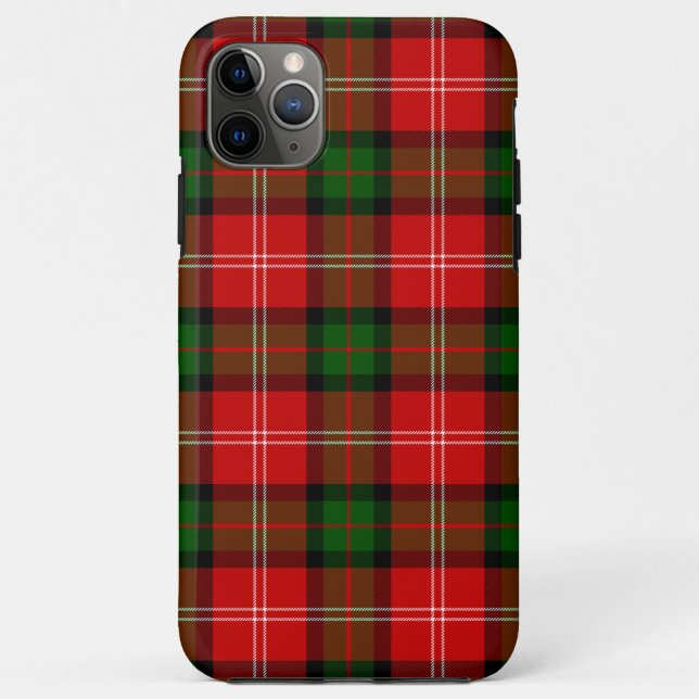 MacKintosh tartan red green plaid Case-Mate iPhone Case (Back)