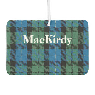 MacKirdy Tartan Plaid Air Freshener