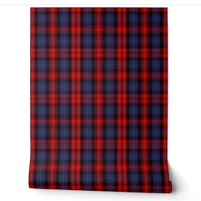 MacLachlan Tartan Plaid Scottish Clan Wallpaper (Unrolling)