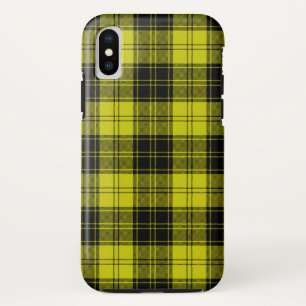 MacLachlan tartan yellow black plaid Case-Mate iPhone Case
