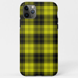 MacLachlan tartan yellow black plaid Case-Mate iPhone Case
