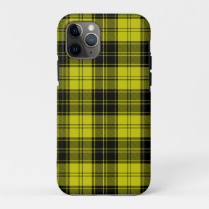 MacLachlan tartan yellow black plaid Case-Mate iPhone Case