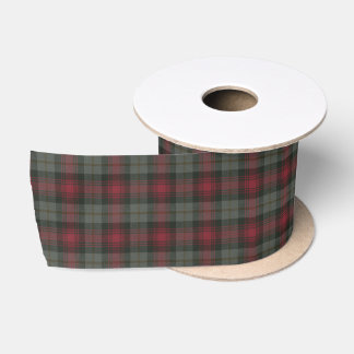 MacLachlan Weathered Scottish Tartan Satin Ribbon