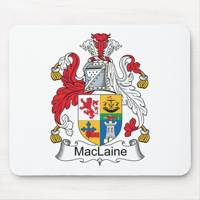 MacLaine Family Crest Mouse Pad (Front)