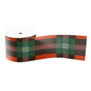 Maclaine of Lochbuie clan Plaid Scottish tartan Grosgrain Ribbon