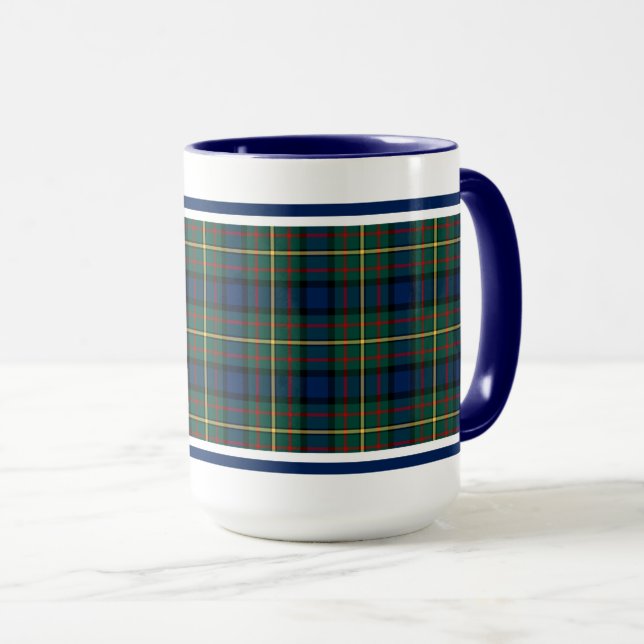 MacLaren Clan Tartan Mug (Front Right)
