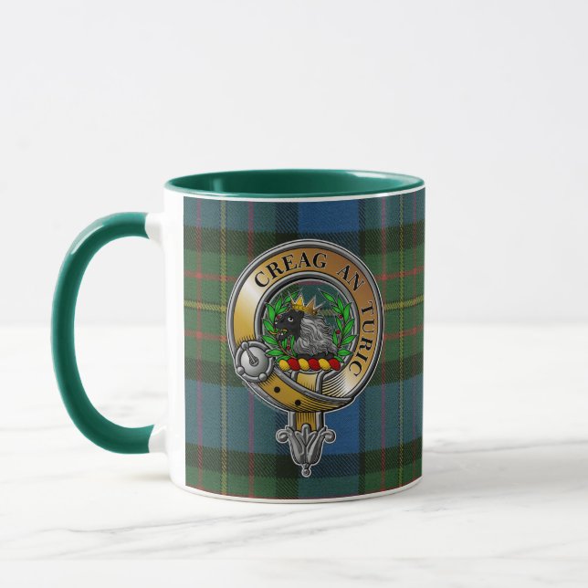 MacLaren Tartan & Badge Mug (Left)